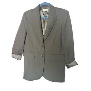 Mango MNG Oversized Blazer Black Medium Lined with pockets